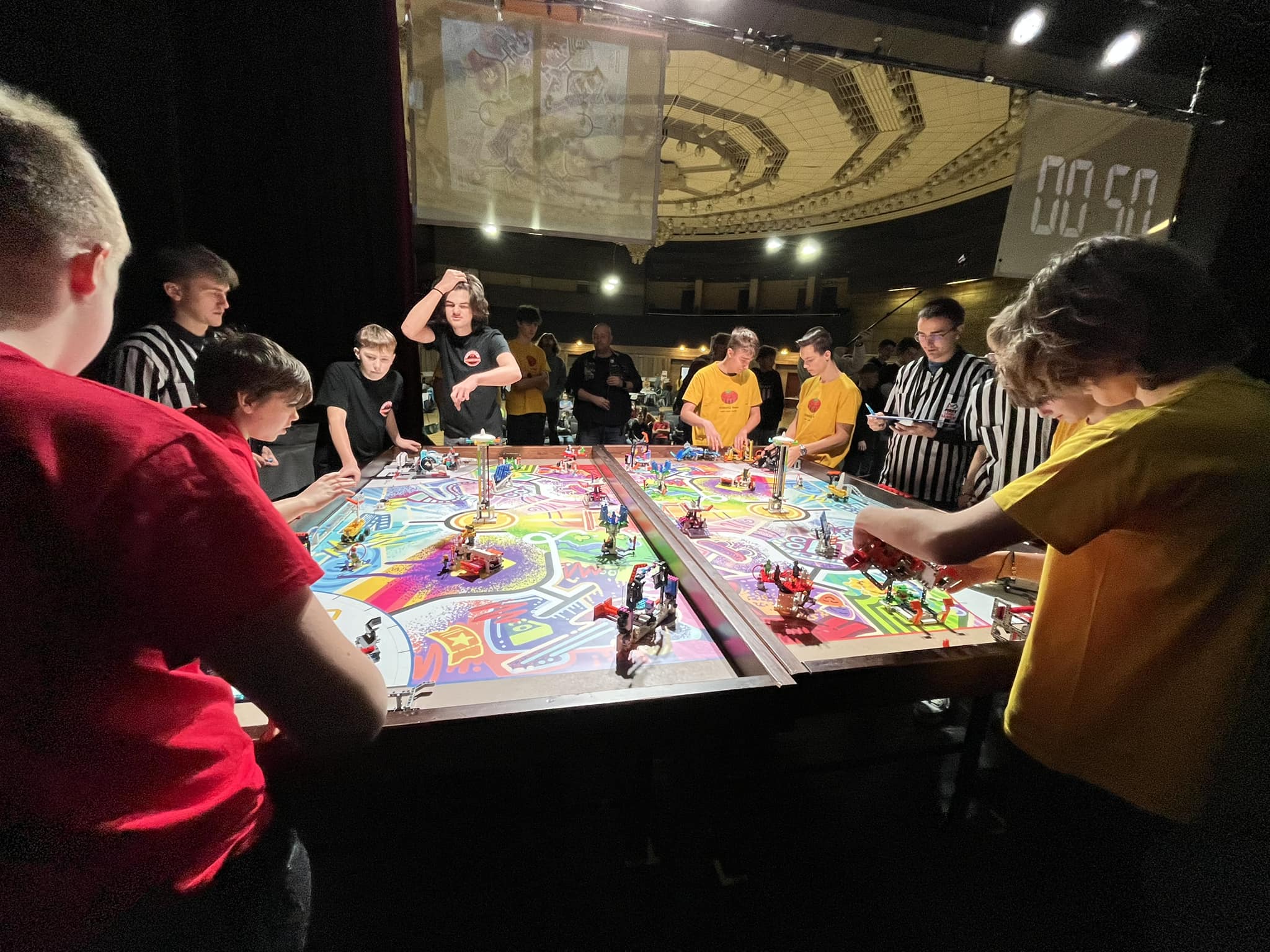 Competition photo at the game table