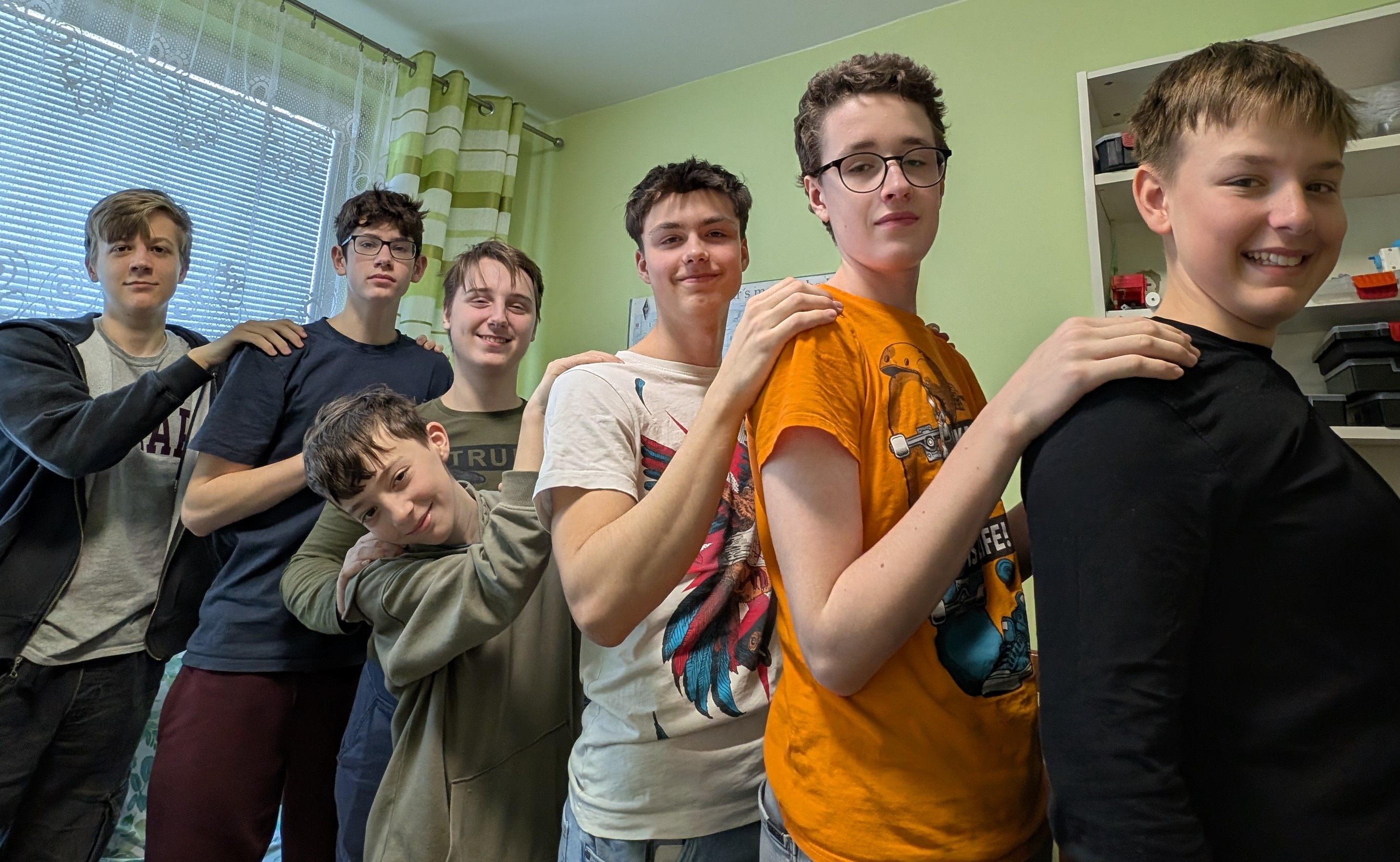 Photo of our current team